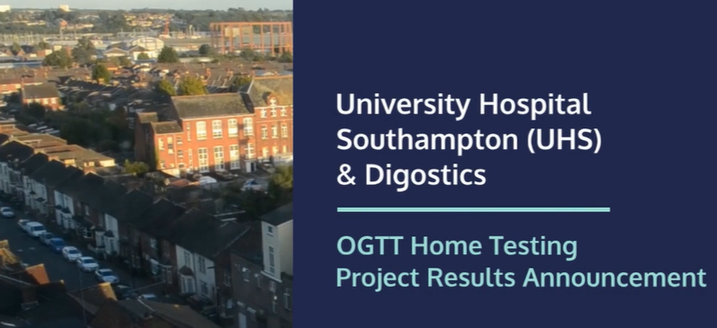 Member Press Release: University Hospital Southampton's Introduction of Oral Glucose Tolerance Home Testing Improves the Accessibility of Gestational Diabetes Screening for Hampshire Expectant Mothers