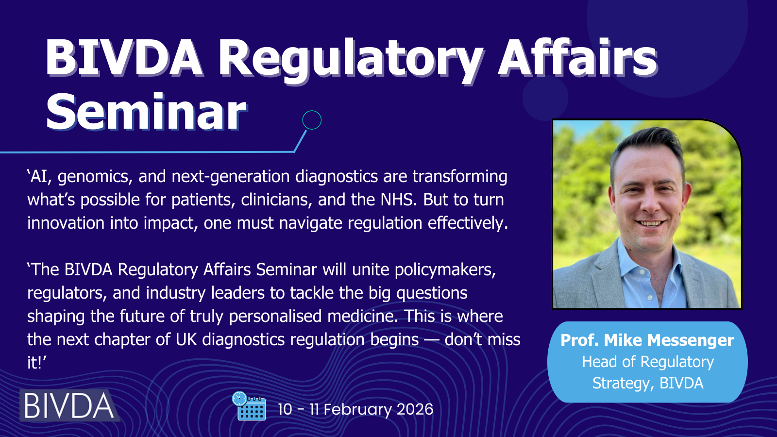 Registration opened for BIVDA's 2026 Regulatory Affairs Seminar